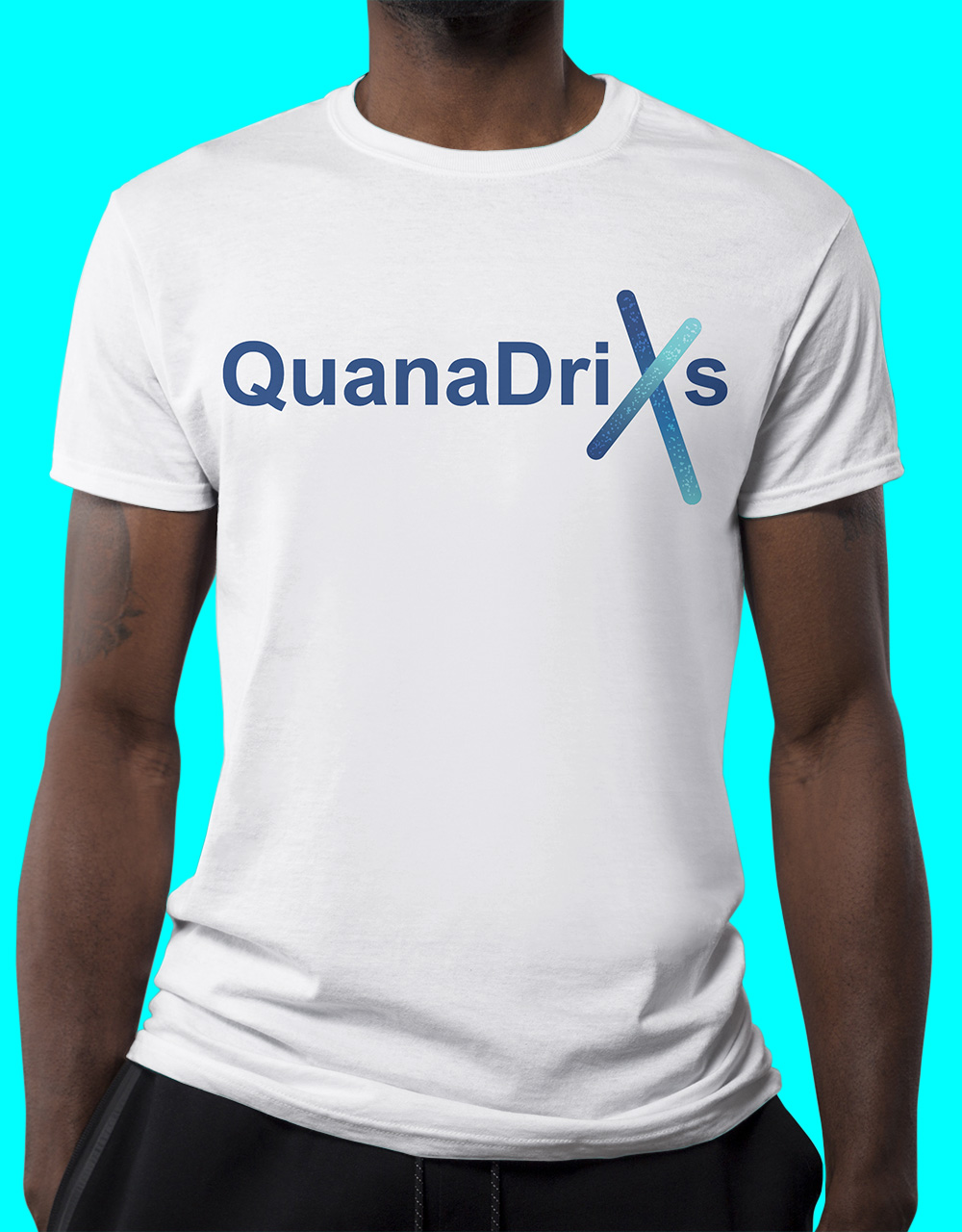 Blue-on-white-T-shirt-Design